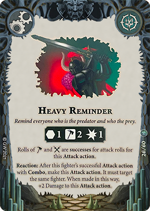 Heavy Reminder card image - hover